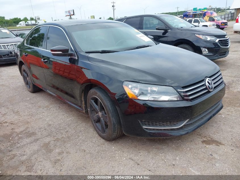 2013 VOLKSWAGEN PASSAT 2.5L SE