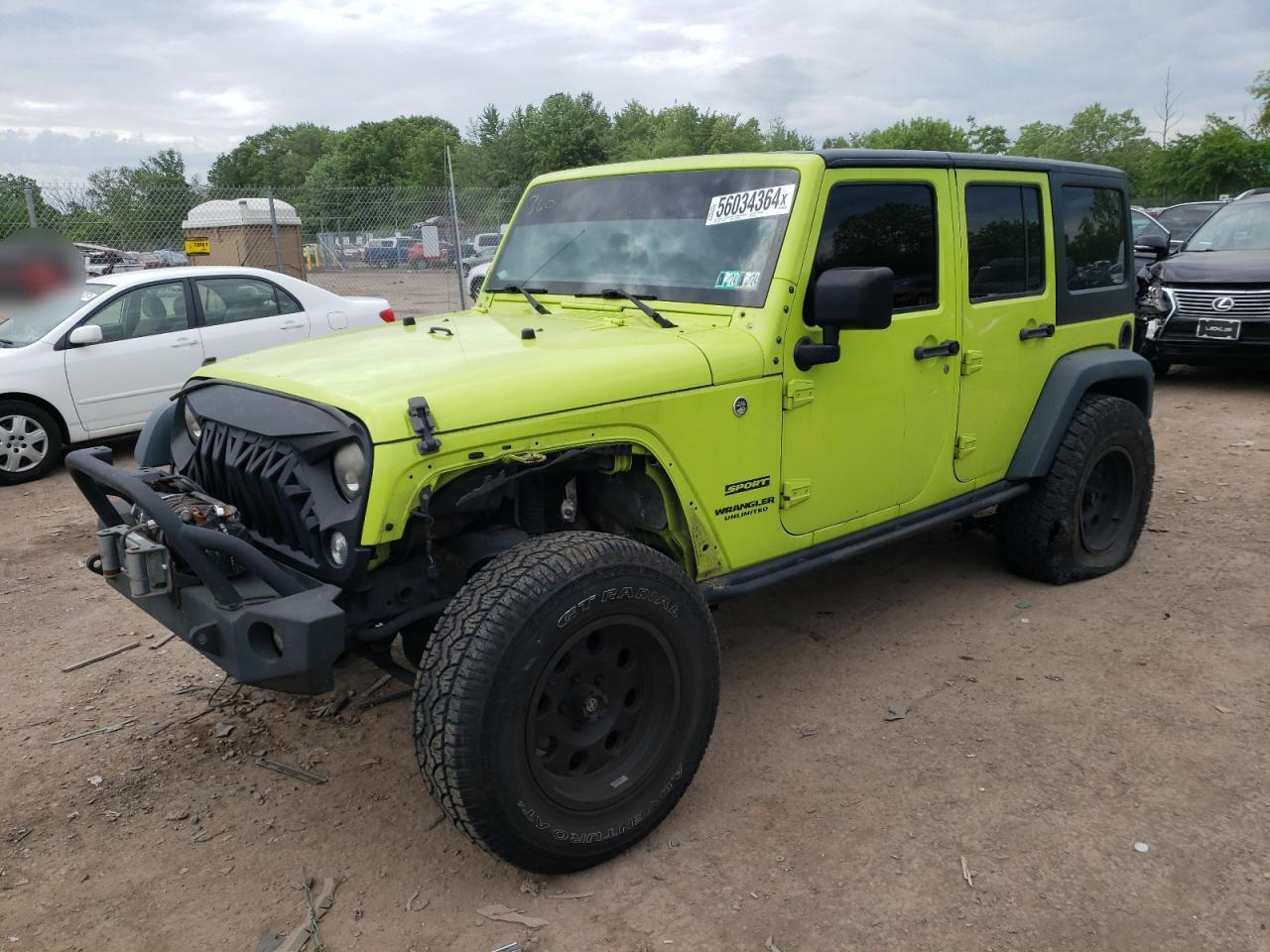 2016 JEEP WRANGLER UNLIMITED SPORT