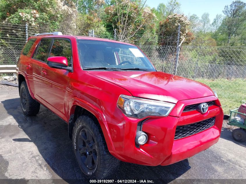 2016 TOYOTA 4RUNNER SR5