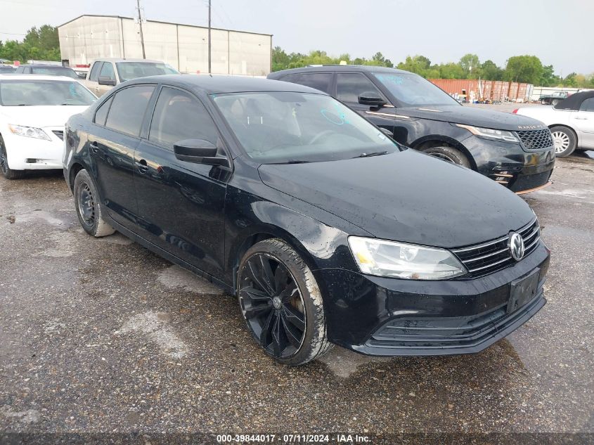 2015 VOLKSWAGEN JETTA 2.0L S