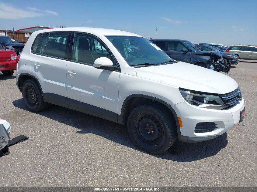 2012 VOLKSWAGEN TIGUAN S