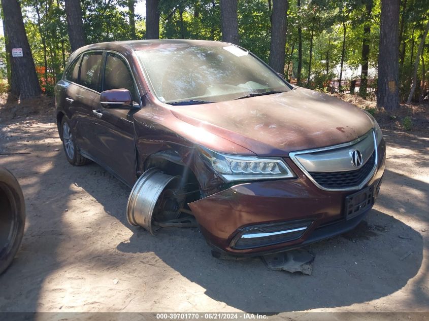 2015 ACURA MDX TECHNOLOGY