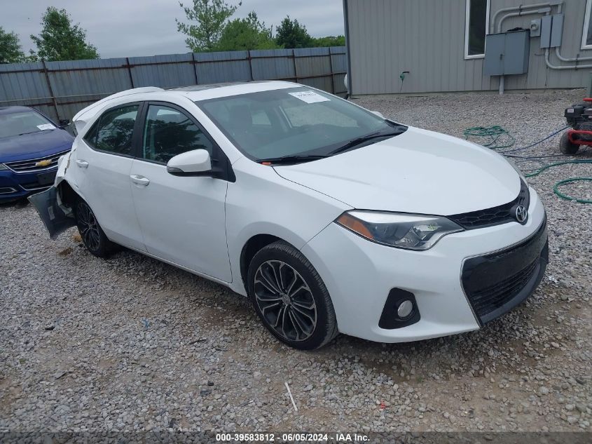 2016 TOYOTA COROLLA S PLUS