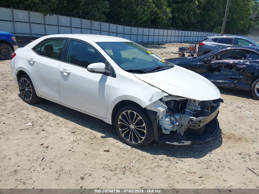 2015 TOYOTA COROLLA S PLUS