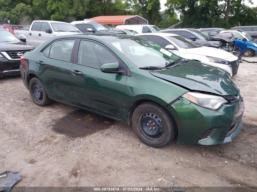 2016 TOYOTA COROLLA LE