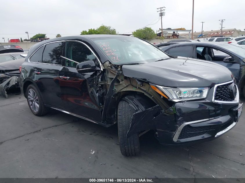 2018 ACURA MDX TECHNOLOGY PACKAGE   ACURAWATCH PLUS PKG