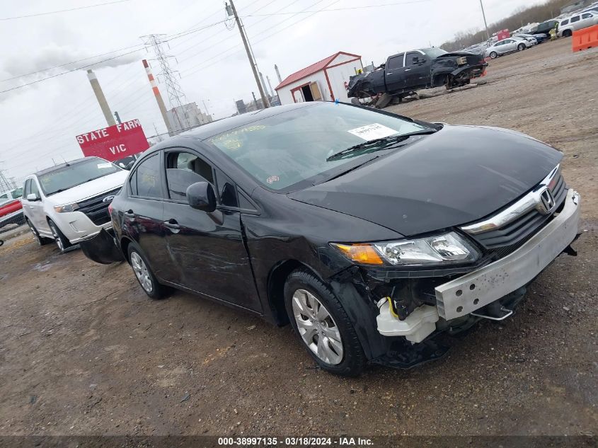 2012 HONDA CIVIC LX