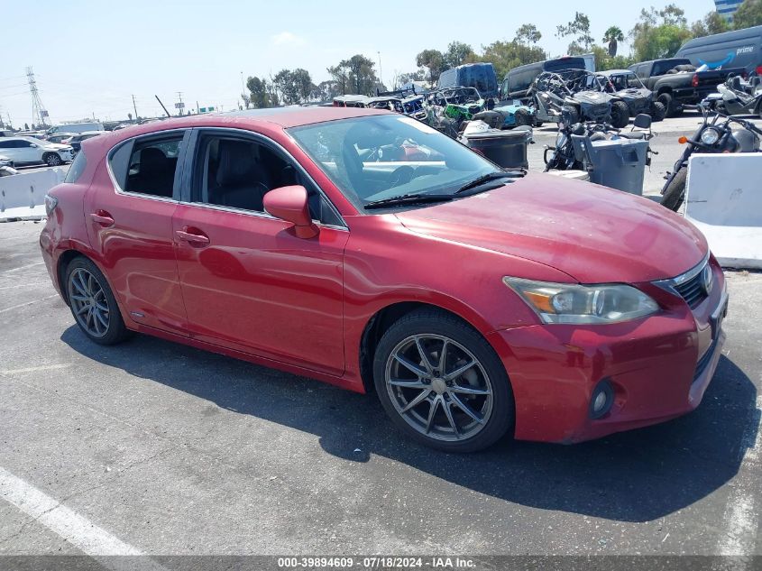 2011 LEXUS CT 200H PREMIUM