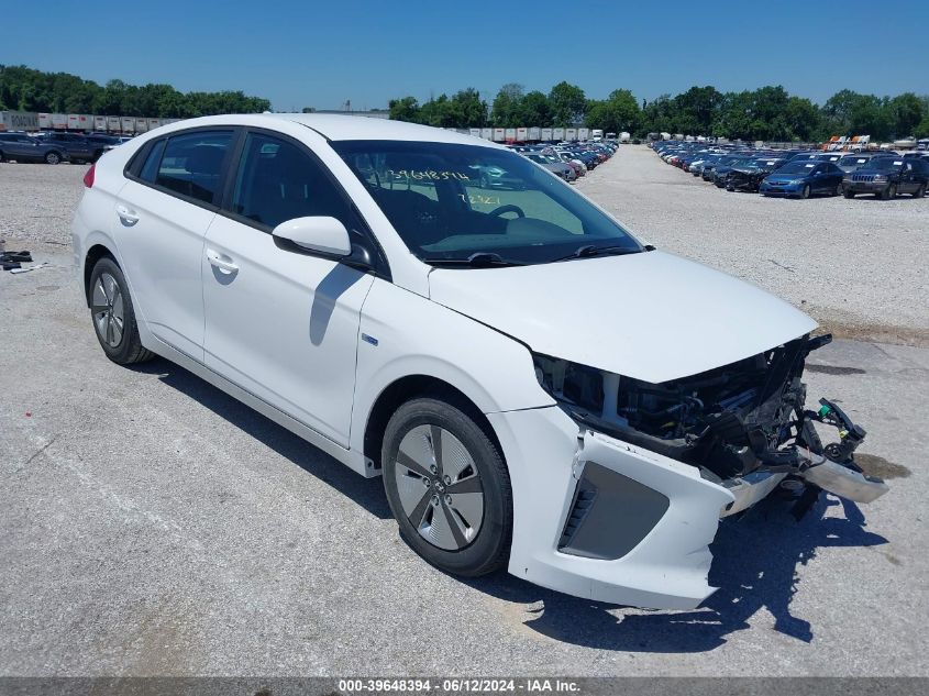 2018 HYUNDAI IONIQ HYBRID BLUE