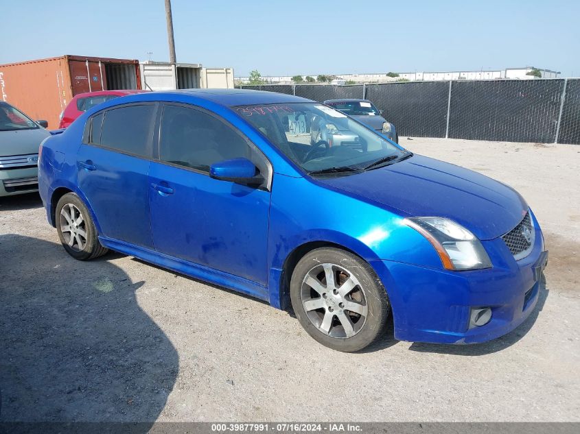 2012 NISSAN SENTRA 2.0 SR