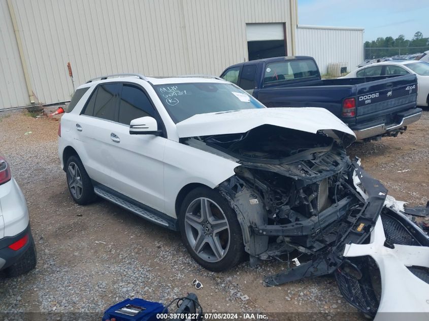 2019 MERCEDES-BENZ GLE 400 4MATIC