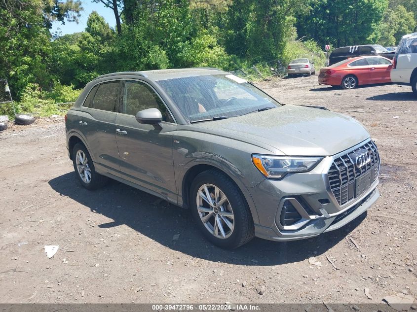 2021 AUDI Q3 PREMIUM 45 TFSI S LINE QUATTRO TIPTRONIC