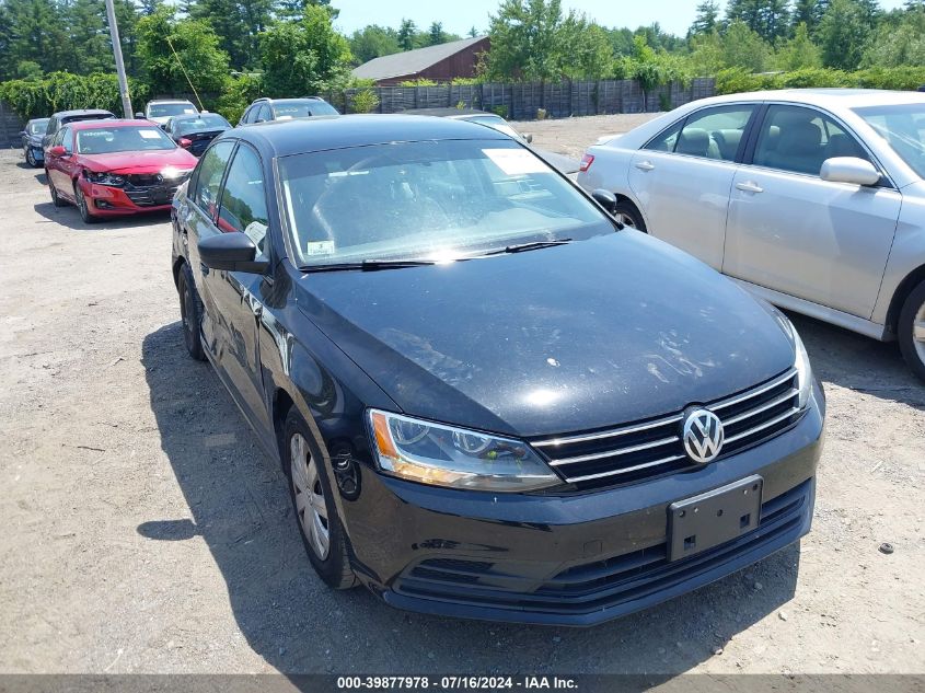 2015 VOLKSWAGEN JETTA 2.0L S