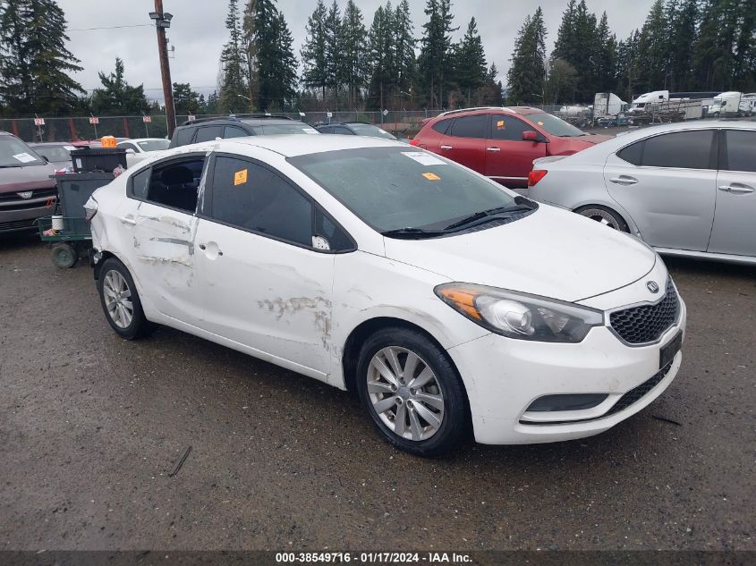 2016 KIA FORTE LX