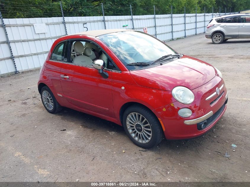 2012 FIAT 500C LOUNGE