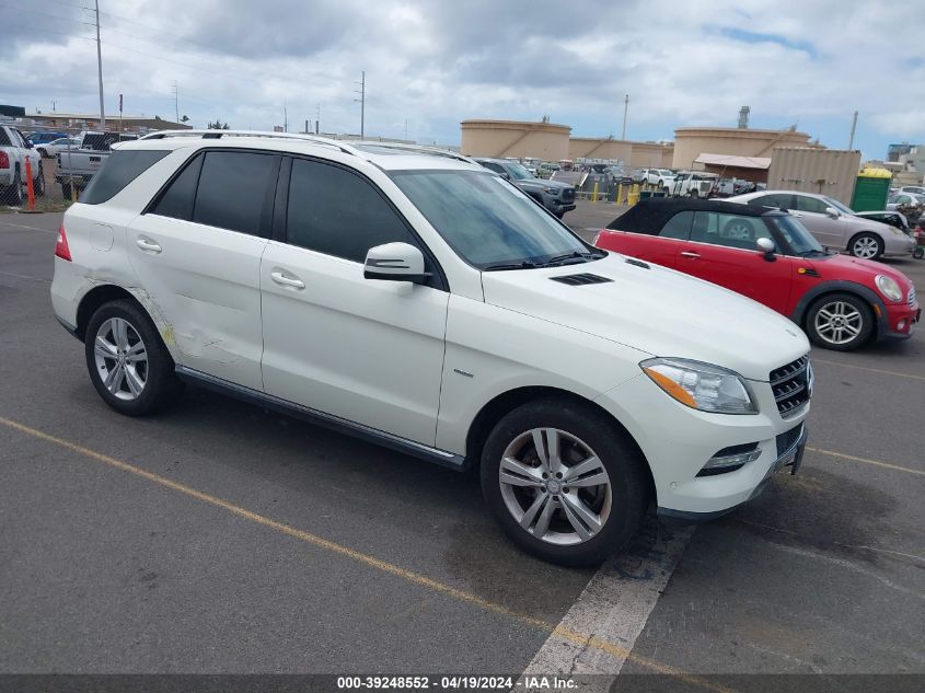 2012 MERCEDES-BENZ ML 350 4MATIC