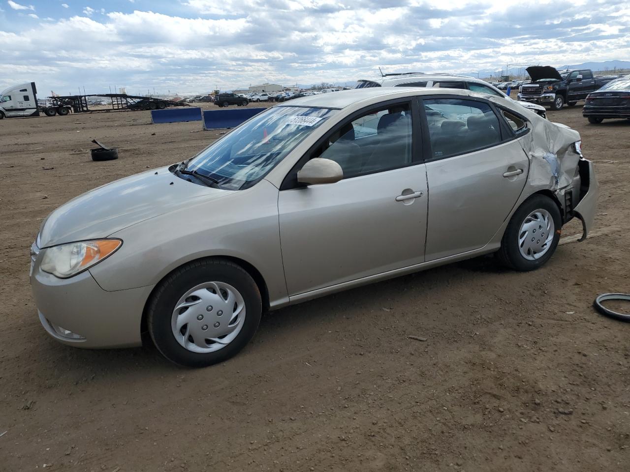 2010 HYUNDAI ELANTRA BLUE