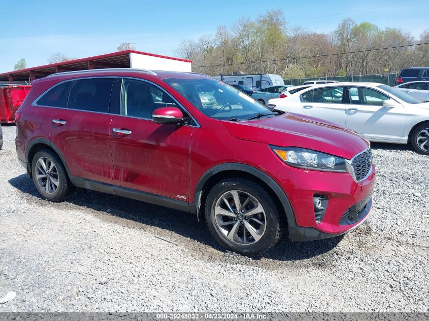 2019 KIA SORENTO 3.3L EX