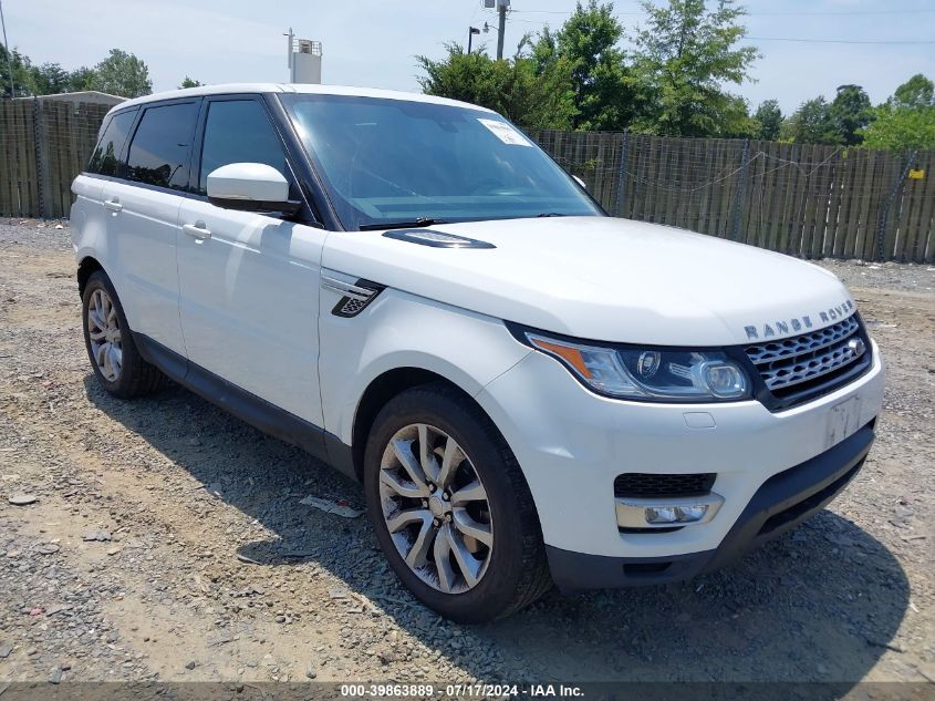 2016 LAND ROVER RANGE ROVER SPORT 3.0L V6 SUPERCHARGED HSE