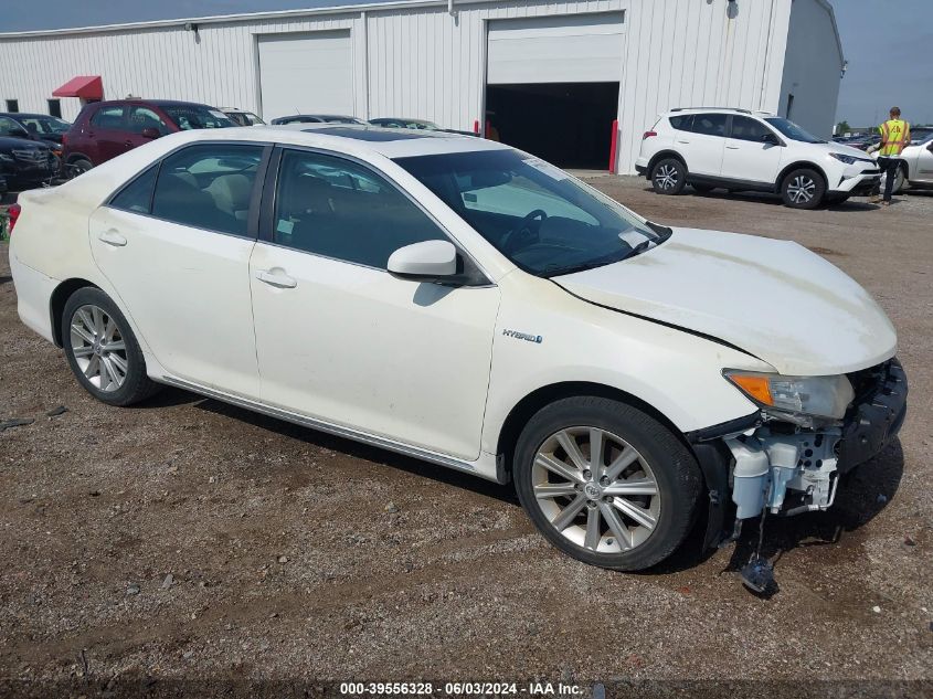 2012 TOYOTA CAMRY HYBRID XLE