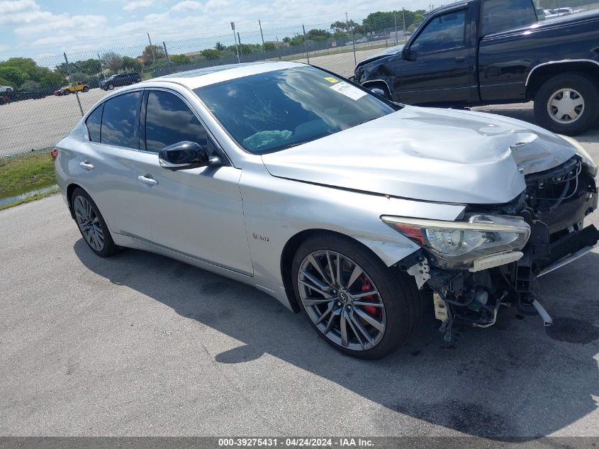 2018 INFINITI Q50 3.0T RED SPORT 400