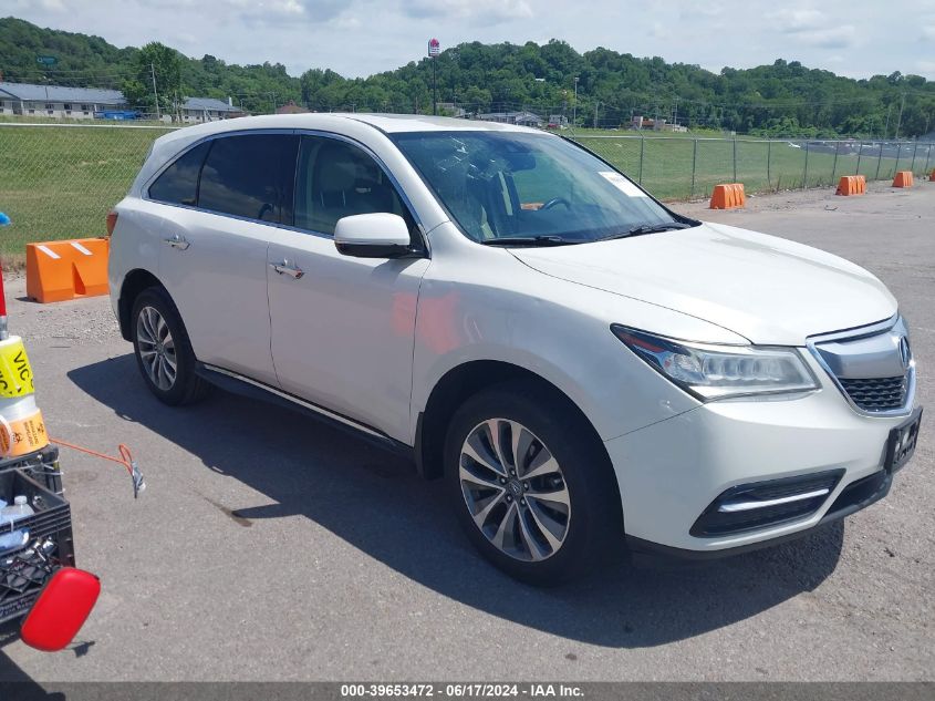 2014 ACURA MDX TECHNOLOGY PACKAGE