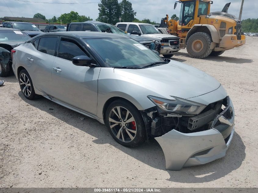 2016 NISSAN MAXIMA 3.5S/SV/SL/SR/PLAT