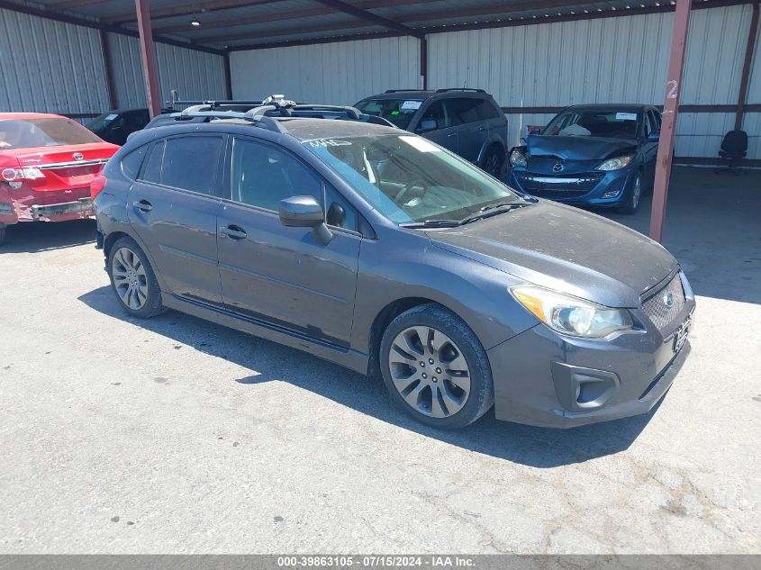 2012 SUBARU IMPREZA 2.0I SPORT PREMIUM