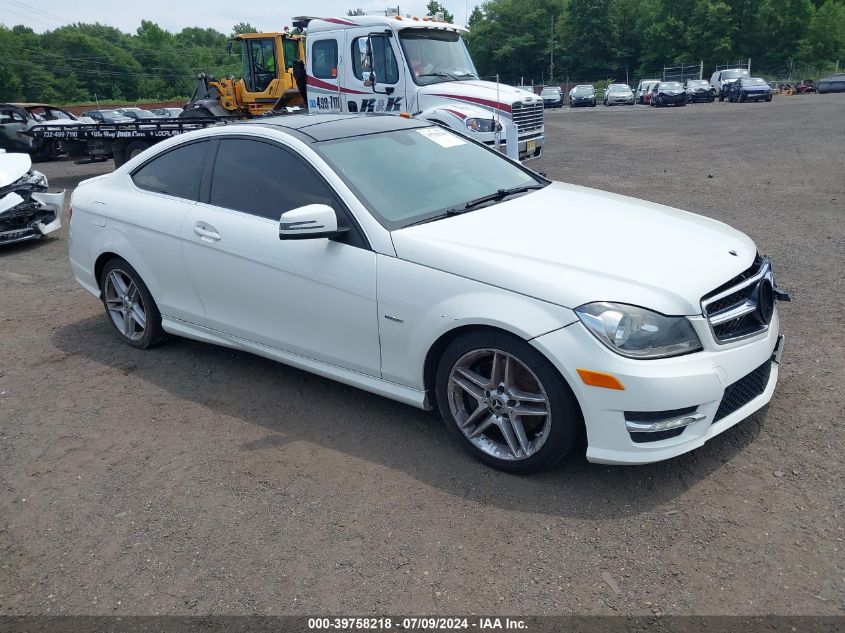 2012 MERCEDES-BENZ C 350 SPORT 4MATIC