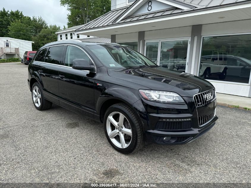 2014 AUDI Q7 3.0T S LINE PRESTIGE