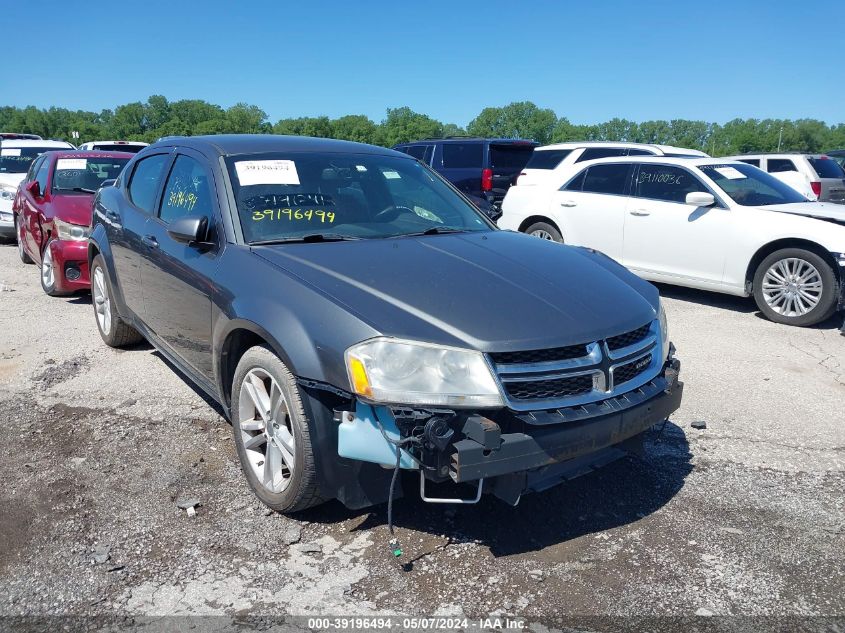 2012 DODGE AVENGER SXT PLUS