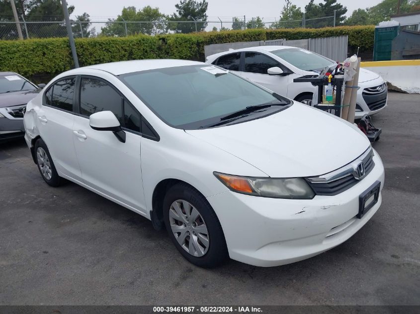 2012 HONDA CIVIC LX