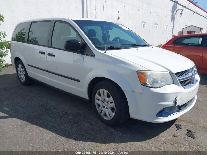 2013 DODGE GRAND CARAVAN AMERICAN VALUE PKG