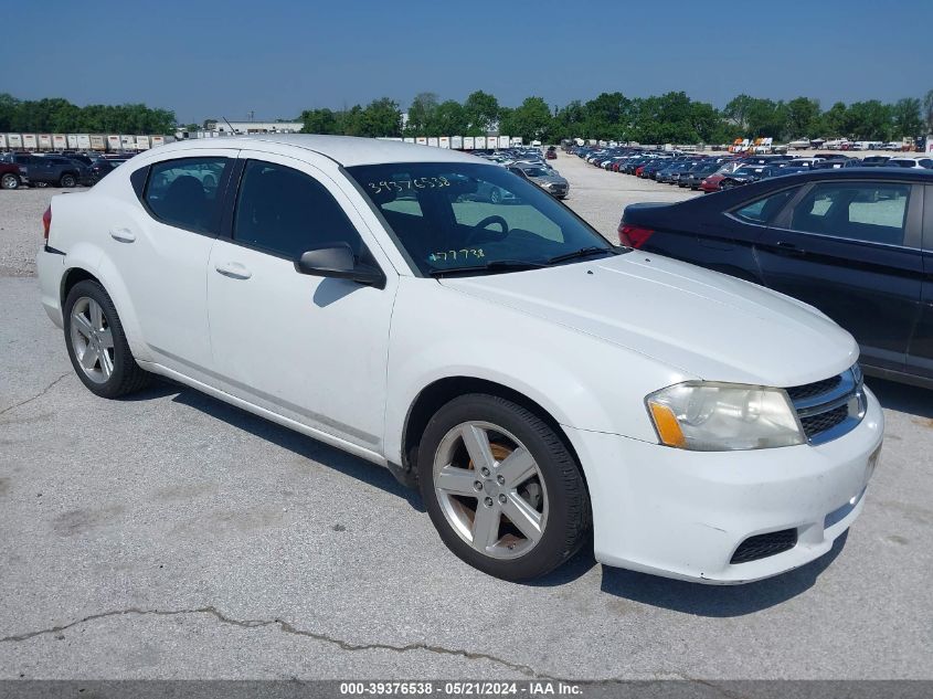 2013 DODGE AVENGER SE