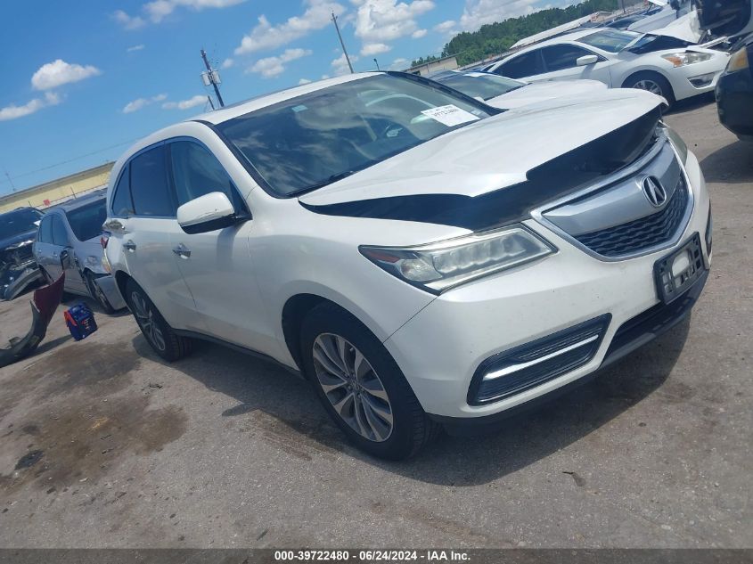 2014 ACURA MDX TECHNOLOGY