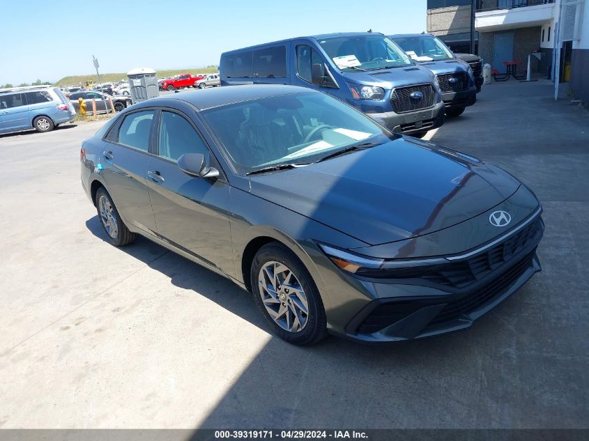 2024 HYUNDAI ELANTRA HYBRID BLUE