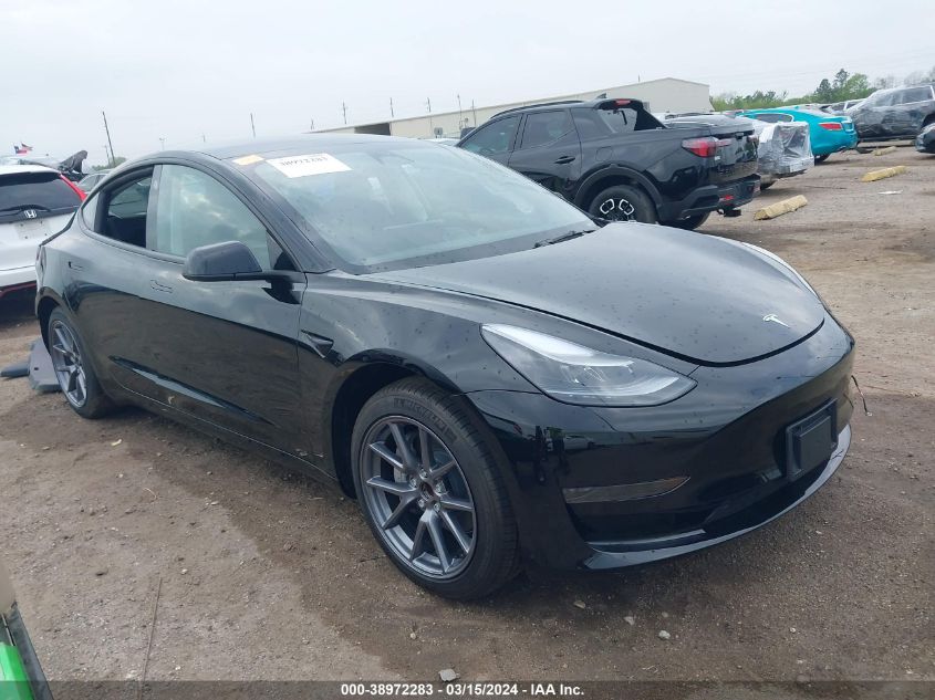 2023 TESLA MODEL 3 REAR-WHEEL DRIVE