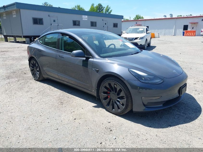 2022 TESLA MODEL 3 PERFORMANCE DUAL MOTOR ALL-WHEEL DRIVE