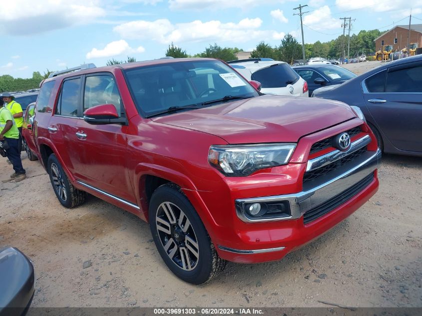 2019 TOYOTA 4RUNNER LIMITED