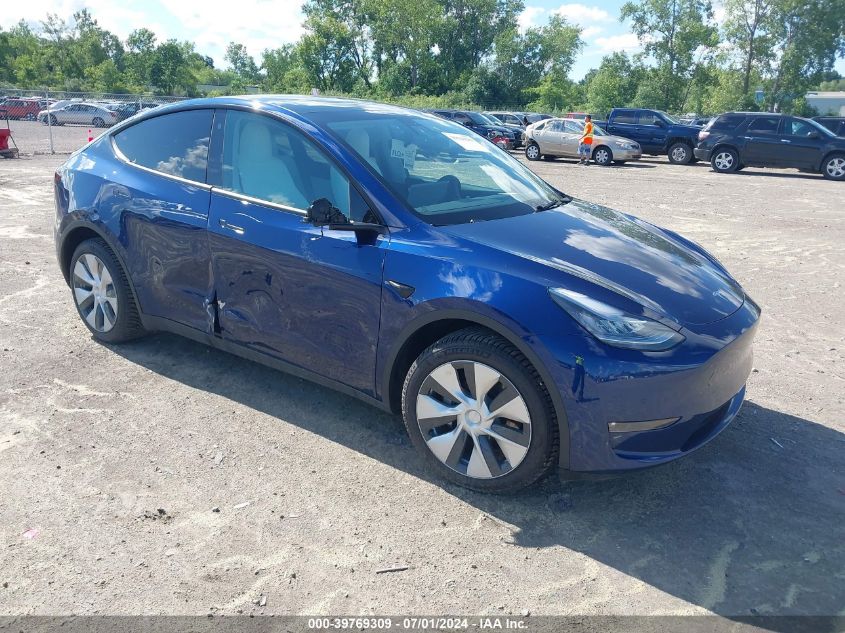 2021 TESLA MODEL Y LONG RANGE DUAL MOTOR ALL-WHEEL DRIVE