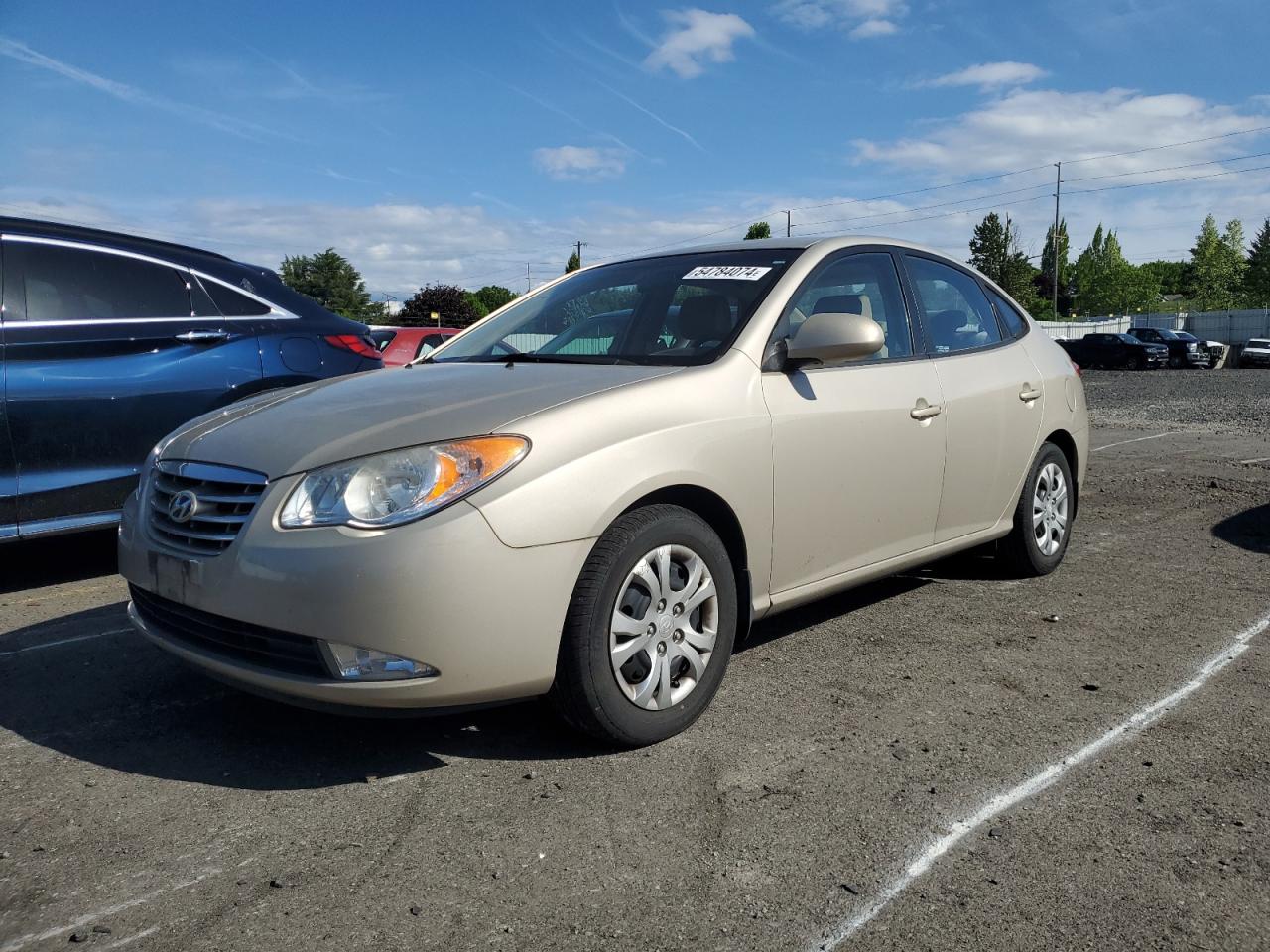 2010 HYUNDAI ELANTRA BLUE