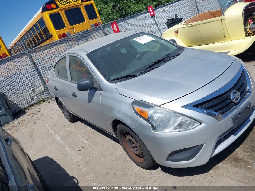 2015 NISSAN VERSA 1.6 S+