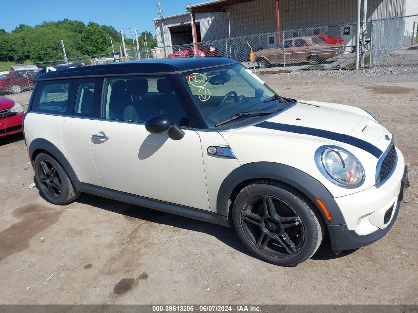 2012 MINI COOPER S CLUBMAN