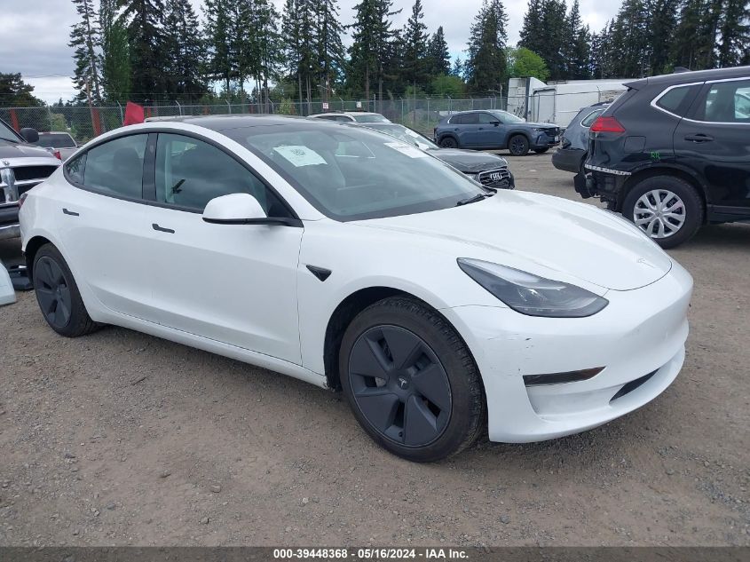 2023 TESLA MODEL 3 REAR-WHEEL DRIVE