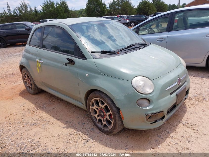 2012 FIAT 500 SPORT