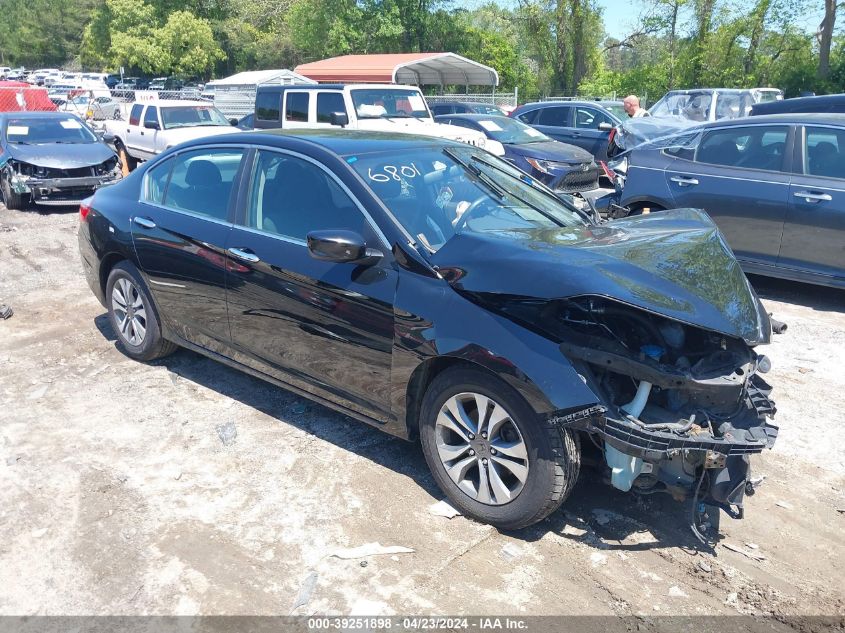 2013 HONDA ACCORD LX