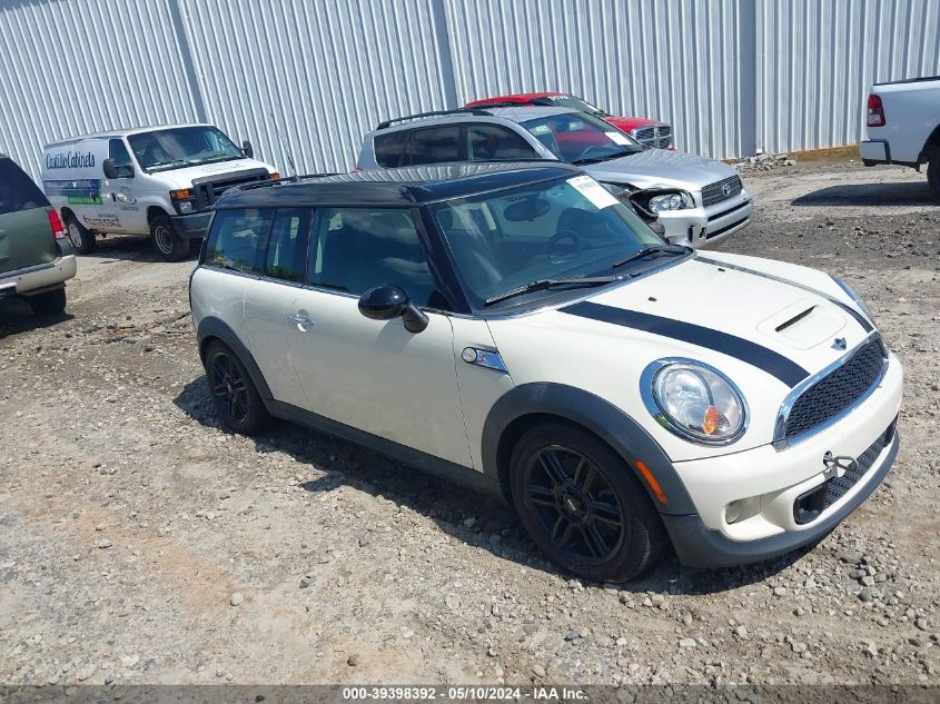 2012 MINI COOPER S CLUBMAN