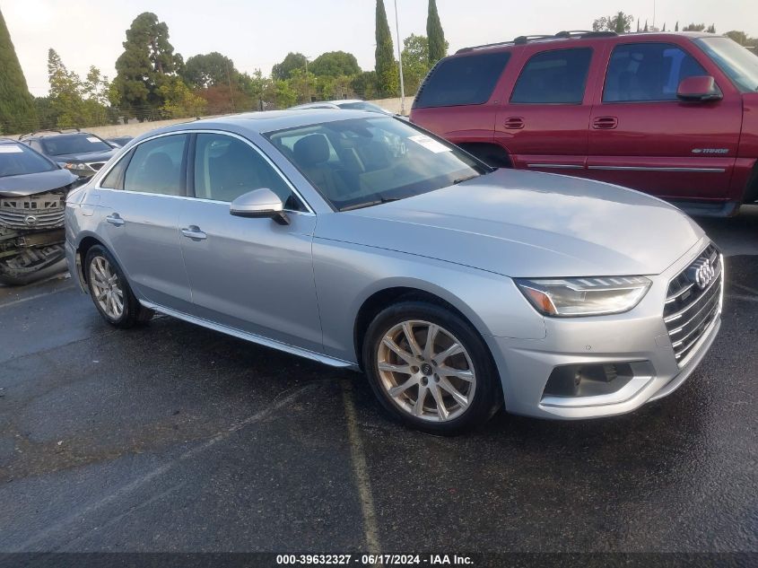 2023 AUDI A4 SEDAN 40 PREMIUM PREMIUM 40 TFSI QUATTRO S TRONIC