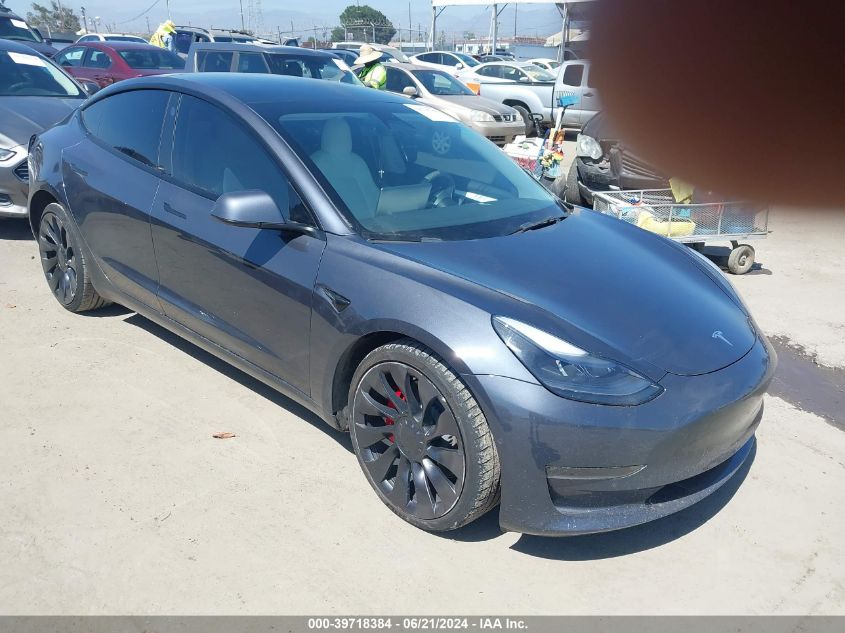 2022 TESLA MODEL 3 PERFORMANCE DUAL MOTOR ALL-WHEEL DRIVE