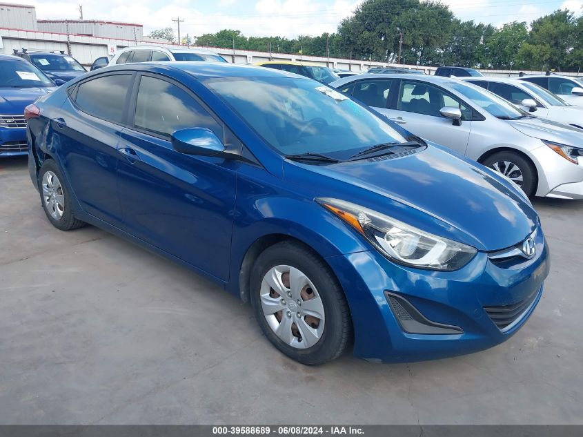 2016 HYUNDAI ELANTRA SE